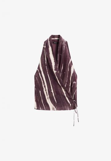 Блузка без рукавов