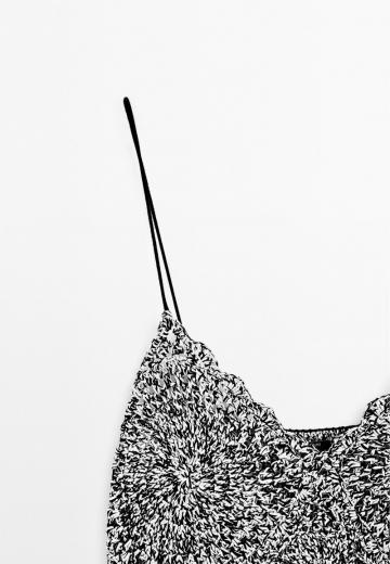 Топ на бретельках