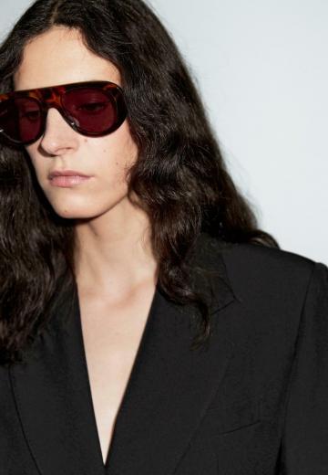 Длинный блейзер