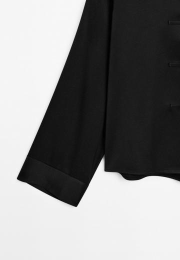 Атласная блузка