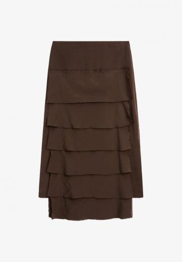 Юбка с воланами