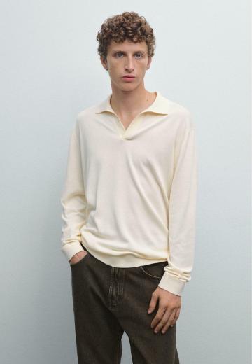 Поло с длинным рукавом