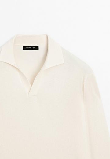 Поло с длинным рукавом