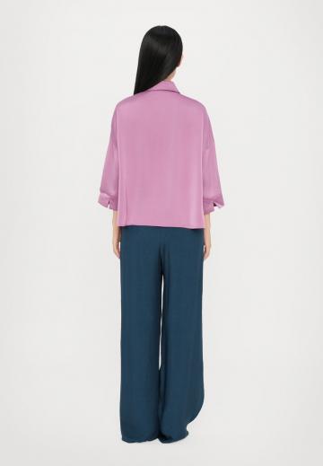 Атласная блузка