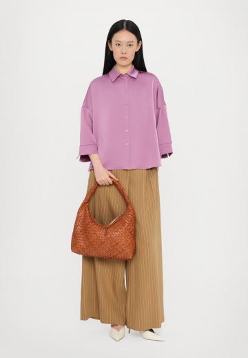 Атласная блузка