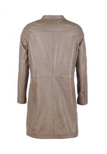 Кожаное пальто