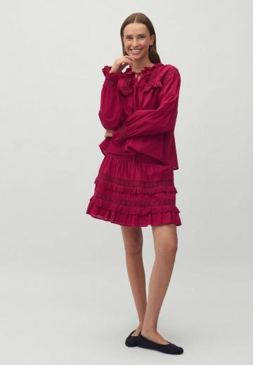 Юбка с воланами