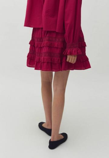 Юбка с воланами