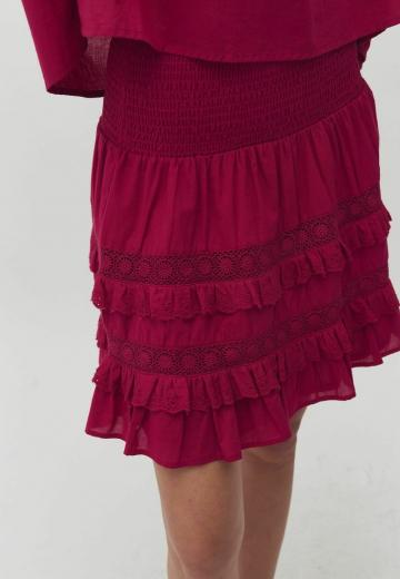 Юбка с воланами