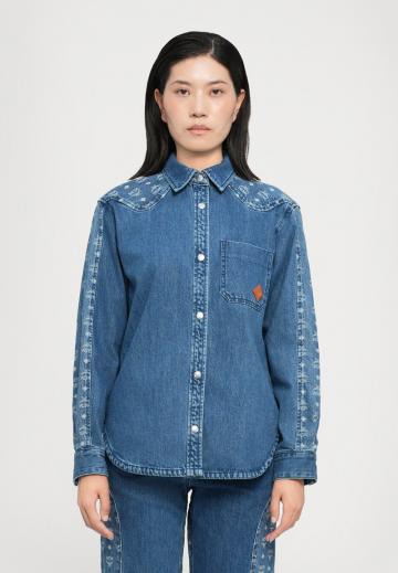 Джинсовая блузка