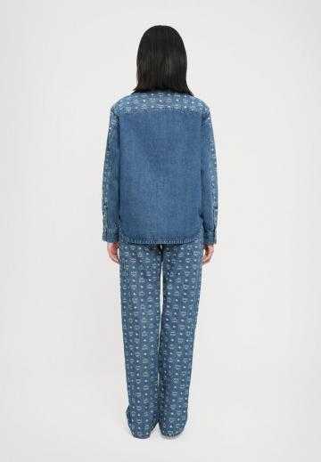 Джинсовая блузка