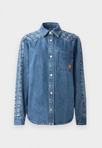 Джинсовая блузка