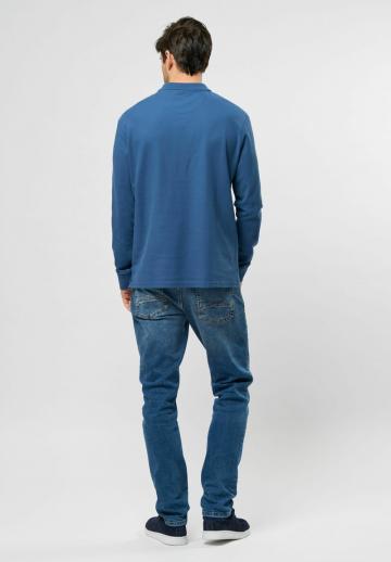 Поло с длинным рукавом