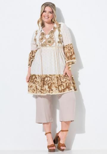 Длинная блузка