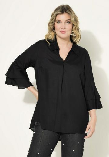 Атласная блузка