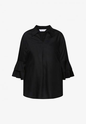 Атласная блузка
