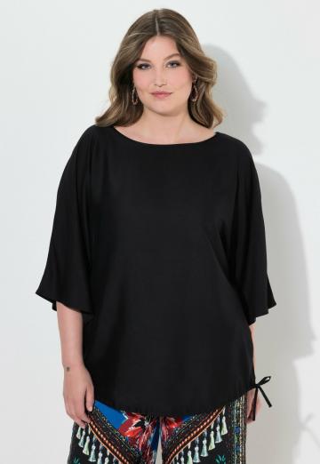 Атласная блузка