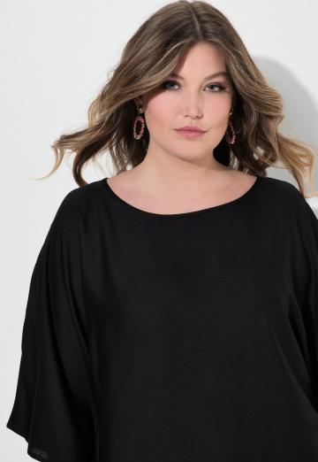 Атласная блузка