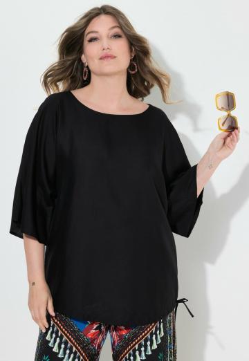 Атласная блузка