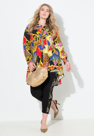 Длинная блузка