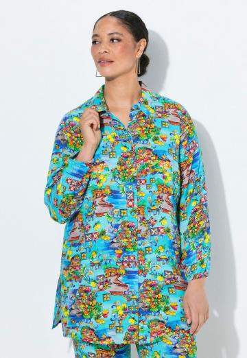 Длинная блузка