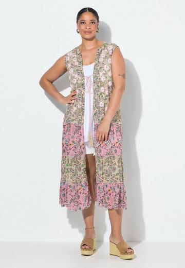 Вязаный жилет