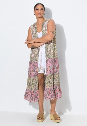 Вязаный жилет