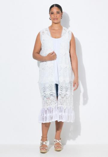 Вязаный жилет