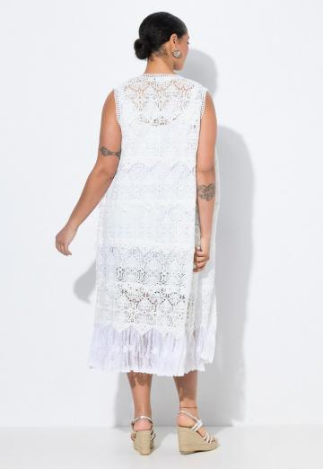 Вязаный жилет