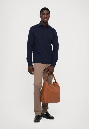 Поло с длинным рукавом