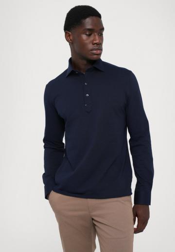 Поло с длинным рукавом