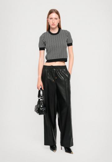 Пуловер с коротким рукавом