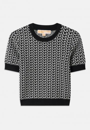 Пуловер с коротким рукавом