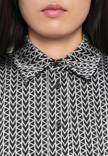 Атласная блузка