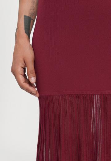 Вязаное платье