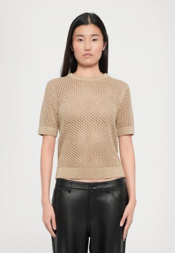 Пуловер с коротким рукавом