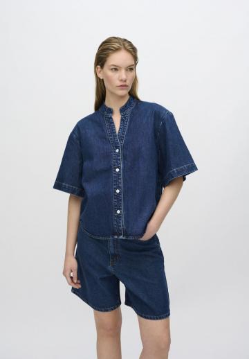 Джинсовая блузка