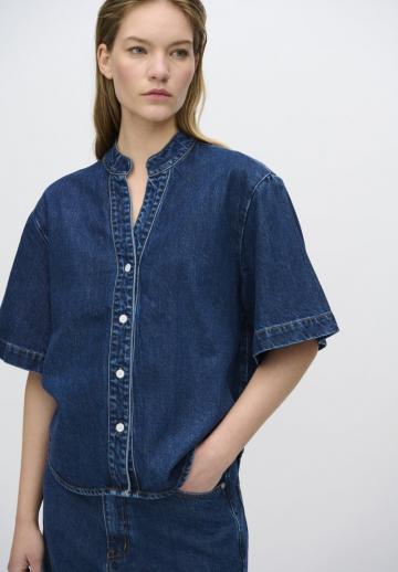 Джинсовая блузка