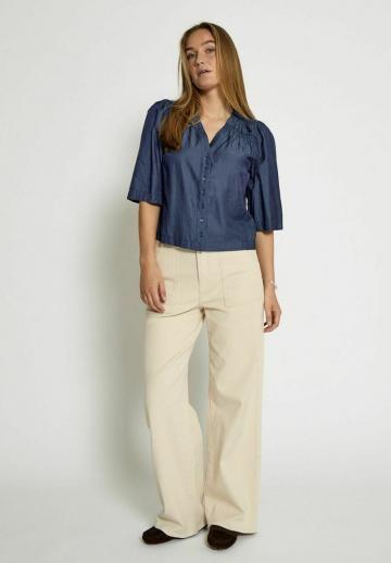 Джинсовая блузка