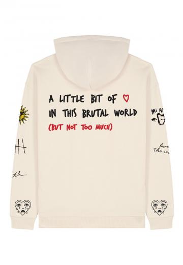 Пуловер с капюшоном