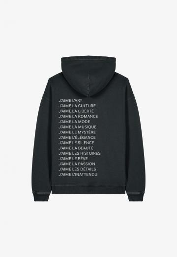 Пуловер с капюшоном