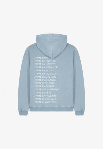 Пуловер с капюшоном