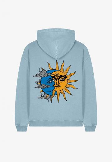 Пуловер с капюшоном