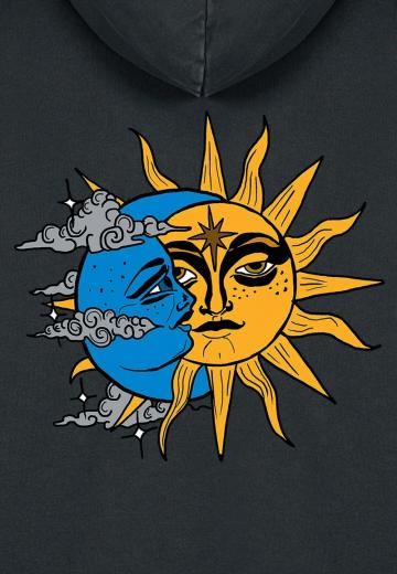 Пуловер с капюшоном