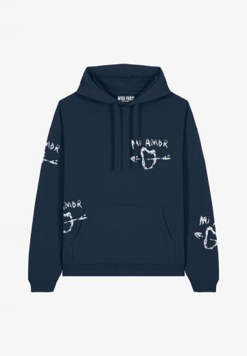 Пуловер с капюшоном