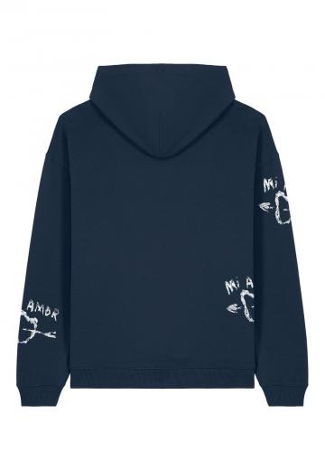 Пуловер с капюшоном