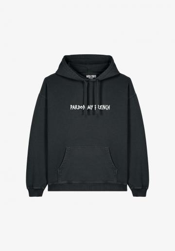 Пуловер с капюшоном