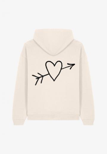 Пуловер с капюшоном