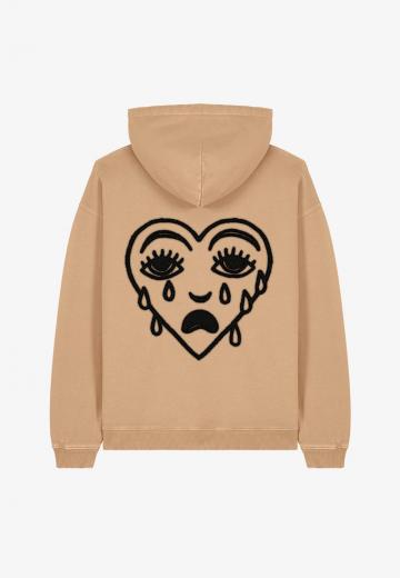 Пуловер с капюшоном