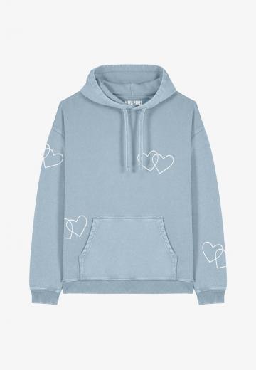 Пуловер с капюшоном